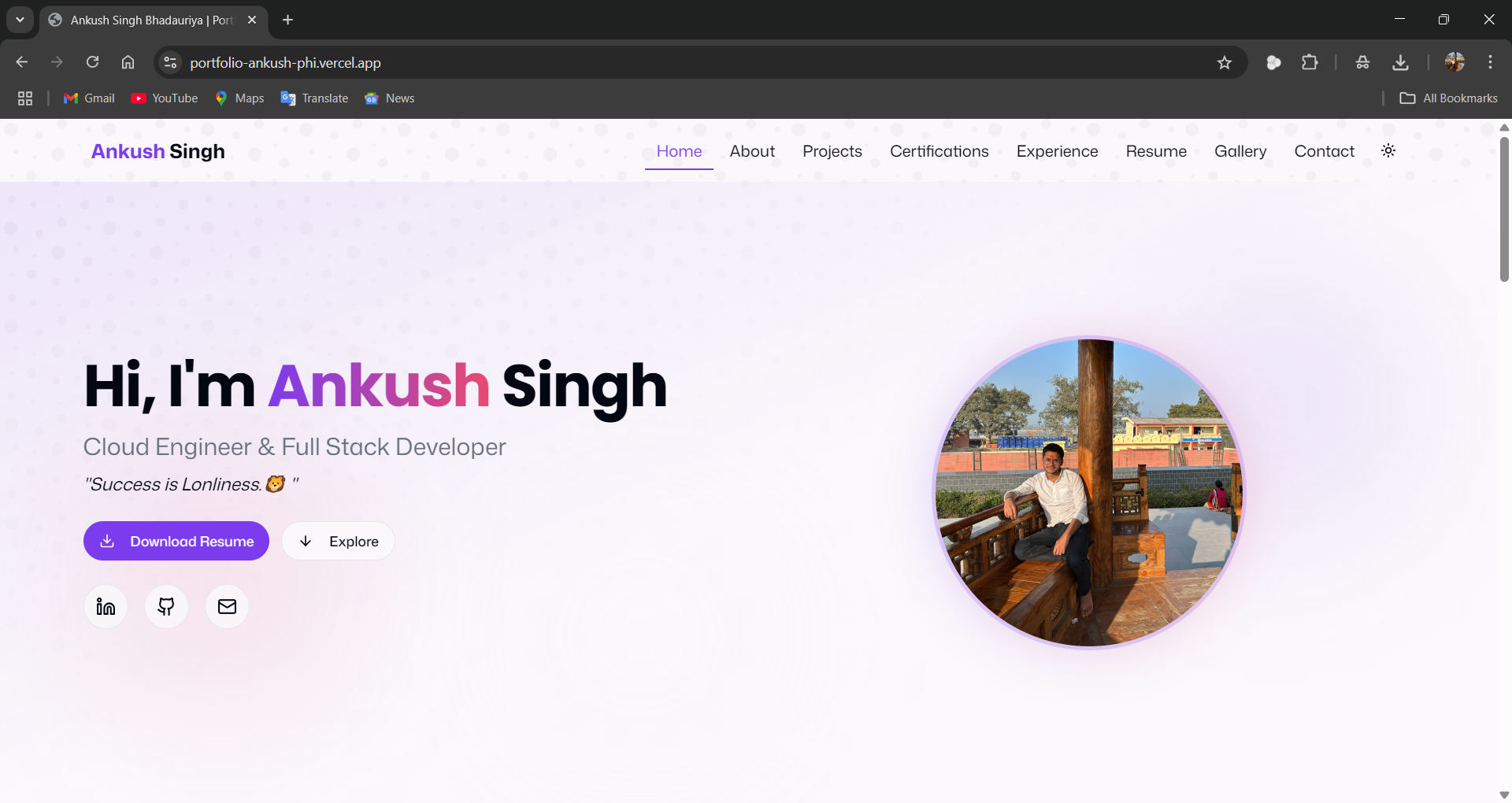 Portfolio Website